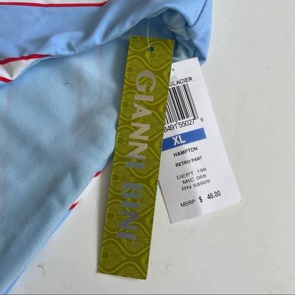 Gianni Bini Blue & Red Hampton Bikini Bottoms XL - Picture 4 of 7